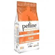 Petline Super Premium Kitten Salmon Selection Lovely полноценный рацион для котят с лососем супер премиум качества 1.5 кг
